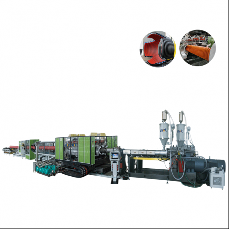 Loidhne eas-tharraing pìob preasach HDPE / PP / PVC Seòrsa Cothromach Balla Dùbailte